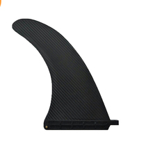 Imitation carbon fiber tail rudder SUP board 10“tail fin nylon large rudder water separation rudder balance rudder Surfboard accessories