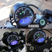 Motorcycle retro modified CG125 odometer speed oil meter Baboon LCD led instrument Ranger retro modified