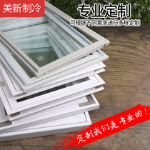  Freezer glass sliding door cover A la carte cabinet display cabinet island cabinet Horizontal freezer push-pull accessories Ice cream glass cover