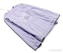 Foreign trade Spain single piece homewear pajamas long sleeve tops T-shirt grain fleece velvety embroidery spring and autumn women