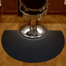 Yalong Barbershop anti-fatigue decompression floor mat mens hair salon hair thickened soft waterproof semi-round foot mat