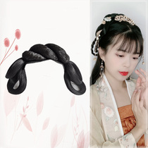 Hairband wig integrated soft twist flower thousand bones novice lazy person Daily good use hair bag Ming ancient style Hanfu