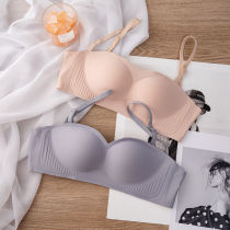 Just Sexy Strapless underwear Seamless one-piece non-slip non-rimmed bra Summer thin cup womens bra