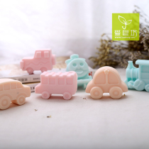 Ai Zaofang Food Grade Soft Silicone Truck Handmade Soap Mold Six-in Car Silicone Plastic Mold Cute Recommended