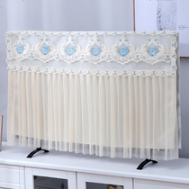  TV cover Wall-mounted flat surface dust cover 60 inch 55 LCD 32 European style lace fabric 50 cover cloth 65