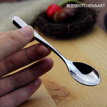 Export single 18-10 stainless steel mini spoon Special small coffee spoon Seasoning spoon Deep spoon head mixing spoon