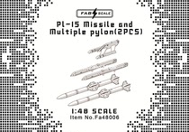 FABSCALE Fa48006 1 48 PL-15 and two pylons(2 pieces)