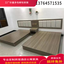 Express hotel Business hotel Rooms Apartment bed and breakfast Furniture full set of custom manufacturers direct sales Standard room complete set of beds