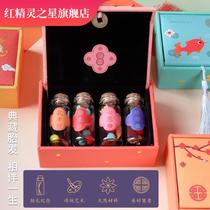 Baby fetal hair souvenir making diy umbilical collection box newborn baby homemade deciduous hair preservation bottle