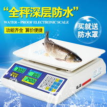 Bailens waterproof electronic scale aquatic seafood said 30kg selling vegetables and fish commercial platform scale anti-freeze anti-falling and insect-proof