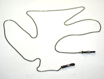 New retro metal bead glasses chain small beads cut edge beads glasses chain soft drop glasses hanging chain