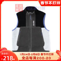 Li Ning vest 2022 new anti-Wu series men's autumn and winter warm trend lamb wool coat AMDR045