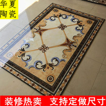 Plobed tiles European-style living room floor tiles parquet tile tiles into the home porch puzzle non-slip floor tiles 800