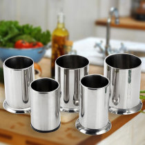 Chopsticks box stainless steel chopsticks barrel household chopsticks cage stainless steel chopsticks rack round chopsticks storage box chopsticks bucket