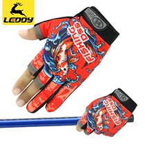 Ledi Fishing Gloves Mens Delta Three-Finger Printing Waterproof and Anti-Sliding Winter Fishing Plus Heating Professional Lua Gloves