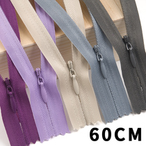 60cm colorful invisible zipper long dress cheongsam wedding bag seamless zipper hidden zipper zipper