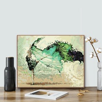 diy digital oil painting Hand-painted digital oil painting Living room large abstract landscape characters decompression coloring decorative painting