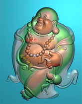 Big belly Buddha carved map Maitreya Buddha JDP format Xiaoyao Buddha jade carving map station Buddha Buddha beads station laughing Buddha 20