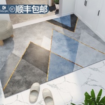  Entry door floor mat Entry door door floor mat Door mat Entry door entrance can be wiped and washed PVC can be cut carpet