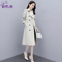 The long - range - term wear - coat of the new temperament popular fashion high - end British wind coat in spring 2023