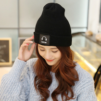 Moon cap postpartum autumn and winter maternity cap windproof pregnant women cap female Korean tide Joker knit cap warm wool cap