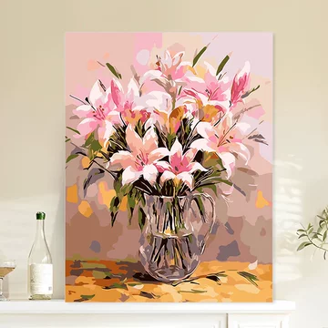 百合花油画-百合花油画促销价格、百合花油画品牌- 淘宝