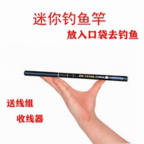 Short bar Full Set mini novice fishing rod children beginner white carp hand pole ultra-fine