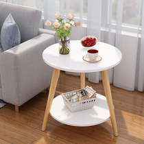 Coffee table simple modern Nordic mini tea living room sofa a few bedside small table corner Round Table