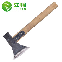 Hand-forged rail steel axe reinforced woodworking axe chopping wood axe chopping tree axe cutting wood outdoor axe