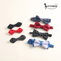 Childrens bow tie baby safety pin bow tie childrens performance accessories rope bow tie flower girl wedding bow tie tide