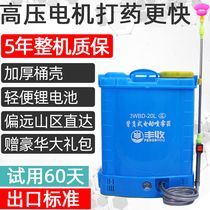 Agricultural Backpack Lithium Battery Electric Sprayer Double Pump Pesticide High Pressure Disinfection Charging New Sprayer Sprayer