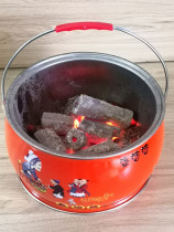 Moving ceremony supplies brazier charcoal roasting stove barbecue grill frame heating into the fire housewarming new house new house entering the house overfire