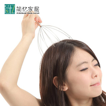  Japanese octopus head massager Scalp meridian massage claw manual scratching scalp to relieve fatigue artifact