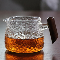 Japanese hammering Road Cup heat-resistant glass thickened Tea Tea Tea Tea tea accessories Net red tea leak tea tea tea accessories