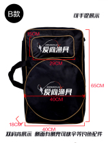 Fishing gear Pack Back to portable fishing chair Fishing Waterproof Bag Thickening up Fishing Chair Double Shoulder Backpack Fish Kits