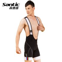 Santic Sen Getaway Summer Riding Suit Back Belt Pants Bike Riding Suit Harness Shorts Male sumpsuit Second generation