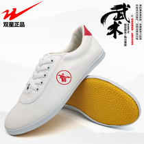 Qingdao Double Star Special Cabinet Martial Arts Shoes Men And Women Sneakers Beef Tendon Bottom Practice Shoes Tai Chi Fitness Shoes