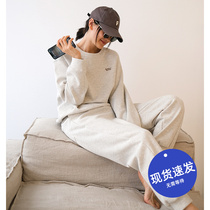 Light City Su Little Sugar) Matching King Two Sets Huffag Sports Casual Suit Casual Sweatpants Woman 22 Chun
