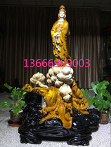 Jin Sinan Guanyinpu woodcarving ornaments Guanyin Bodhisattva Jinsi Nan ornaments Xiaoye Jinsi Nan ornaments woodcarving