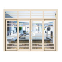 Custom sliding door Titanium magnesium aluminum alloy tempered glass door Kitchen balcony Living room study partition sliding door