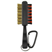 Golf club brush cleaning brush golf supplies accessories ball head cleaning tool short handle double-sided club brush