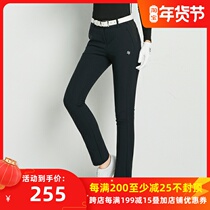 Brand golf clothing womens trousers autumn and winter models with small bag high-play slim quick-drying casual slim straight womens pants