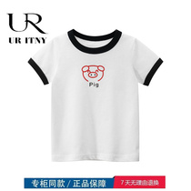 (30% discount area) Special Clear  Brand discount store summer new childrens clothing cartoon animal printing T