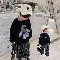 Boys sweatclothes autumn children 2021 Spring and Autumn New Tide childrens fashion casual pullover long sleeve jacket tide tide