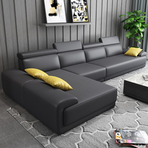 No-wash technology cloth sofa small apartment modern simple latex fabric living room combination Nordic fabric sofa furniture