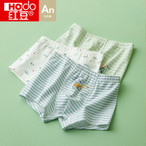 Red bean childrens underwear crotch pure cotton boys do not clip pp summer thin printing baby boxer shorts large boy boys shorts
