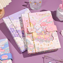 Cartoon hand account book girl's heart lovely fresh ins style book cure simple and exquisite literary student diary