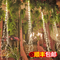 Solar lights Flashing lights String lights Starry lights Star lights Household courtyard balcony outdoor decoration creative hanging lights