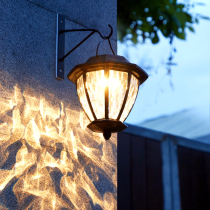 Solar Wall Wall Lamp Outdoor Waterproof Lamp Landscape Courtyard Lamp Garden Arrangement Small Night Light Dual-use Lawn Hanging Lamp
