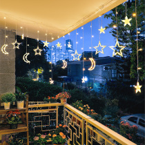Solar Colored Lights Outdoor Patio small night light Home Balcony Garden Arrangement Decorative Lights Series Terrace Stars light belts